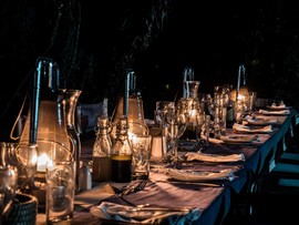 Leeuwenbosch Country House Dining Outside Exterior